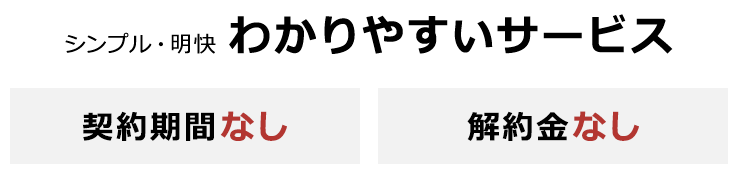 So-net光公式サイトの契約期間・解約金に関する画像